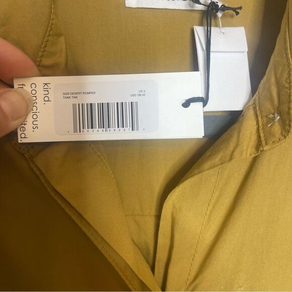 Unsubscribed Desert jumpsuit romper in tan New - Picture 6 of 7
